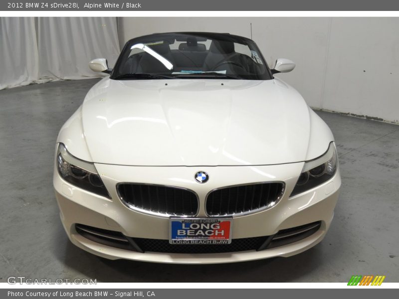 Alpine White / Black 2012 BMW Z4 sDrive28i