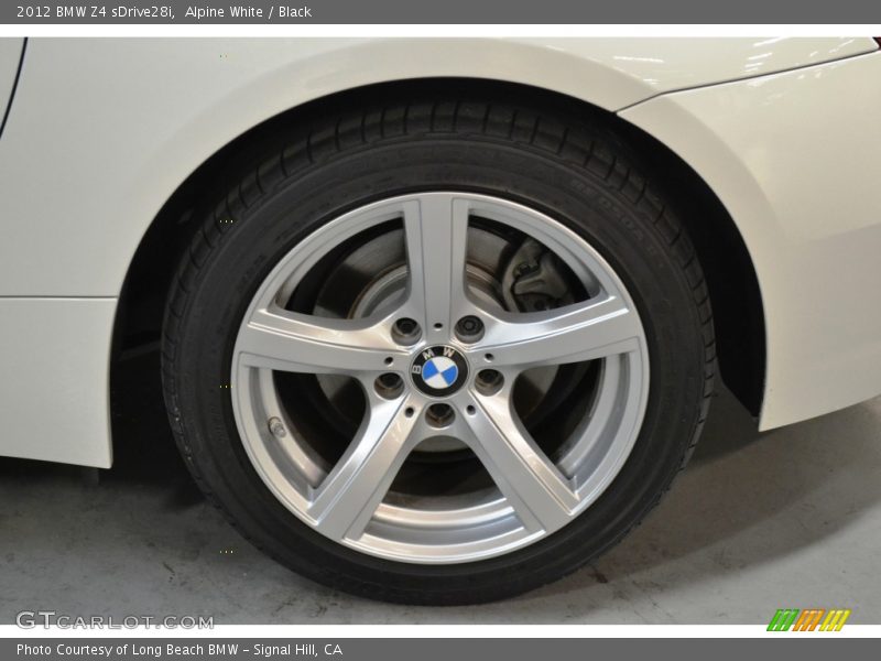 Alpine White / Black 2012 BMW Z4 sDrive28i