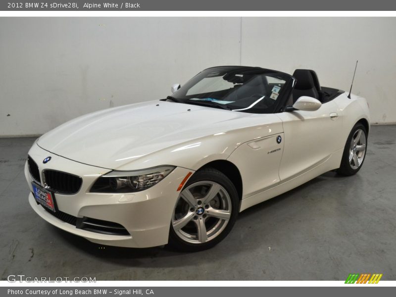 Alpine White / Black 2012 BMW Z4 sDrive28i