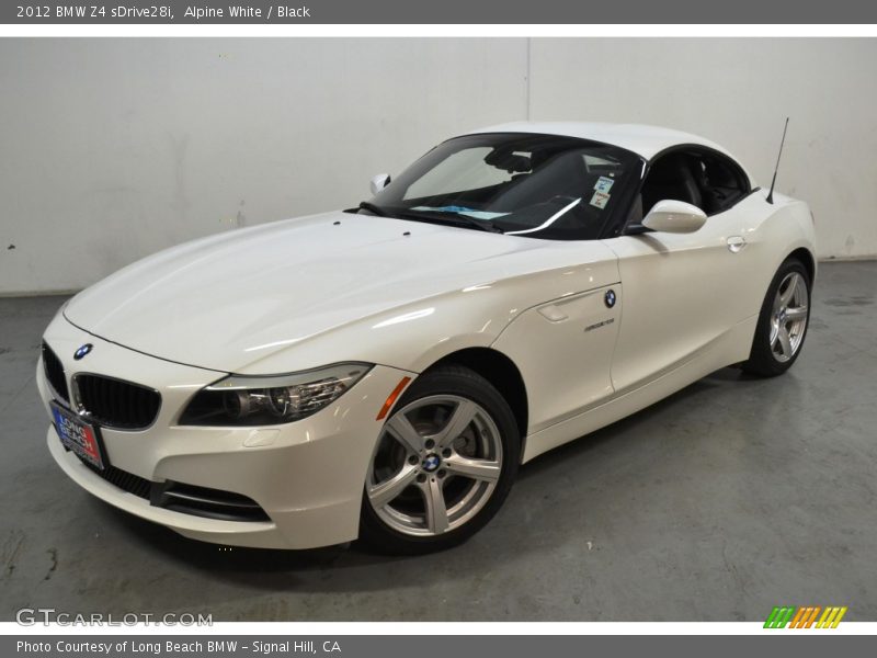 Alpine White / Black 2012 BMW Z4 sDrive28i