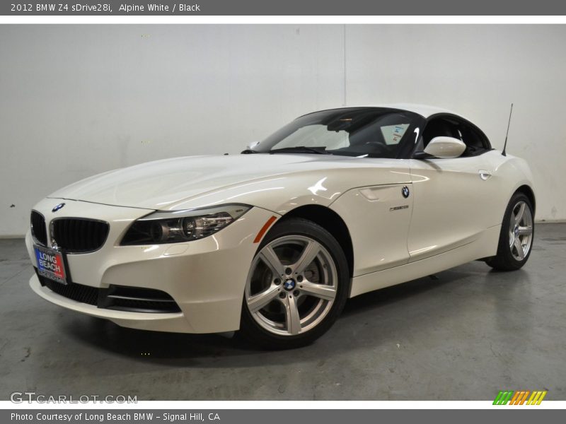 Alpine White / Black 2012 BMW Z4 sDrive28i