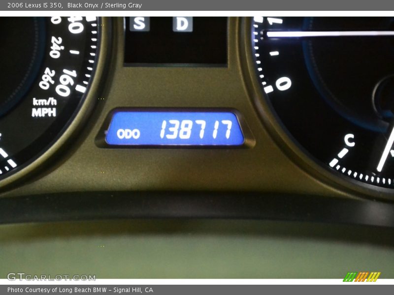 Black Onyx / Sterling Gray 2006 Lexus IS 350
