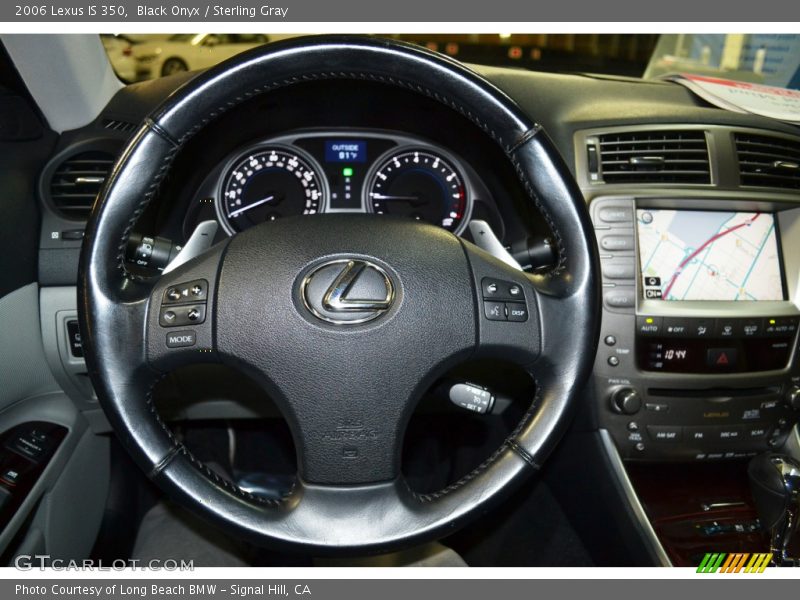Black Onyx / Sterling Gray 2006 Lexus IS 350