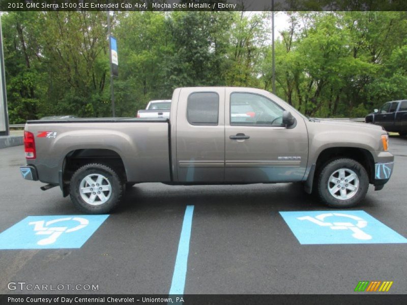 Mocha Steel Metallic / Ebony 2012 GMC Sierra 1500 SLE Extended Cab 4x4