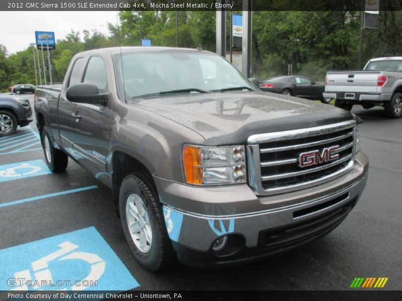 Mocha Steel Metallic / Ebony 2012 GMC Sierra 1500 SLE Extended Cab 4x4