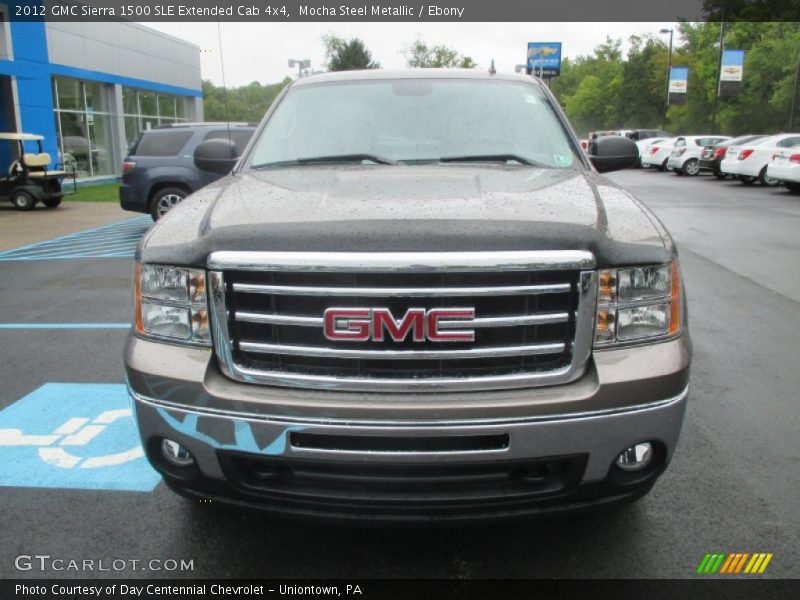 Mocha Steel Metallic / Ebony 2012 GMC Sierra 1500 SLE Extended Cab 4x4