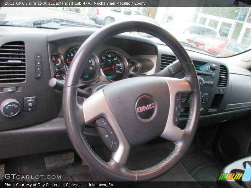 Mocha Steel Metallic / Ebony 2012 GMC Sierra 1500 SLE Extended Cab 4x4