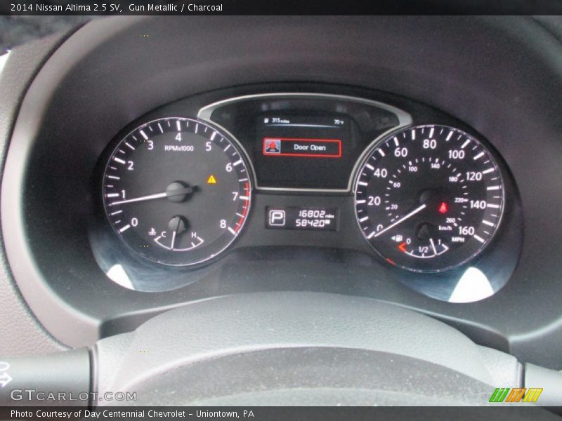 Gun Metallic / Charcoal 2014 Nissan Altima 2.5 SV