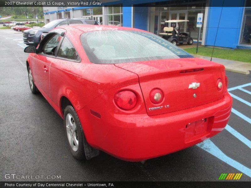 Victory Red / Gray 2007 Chevrolet Cobalt LS Coupe