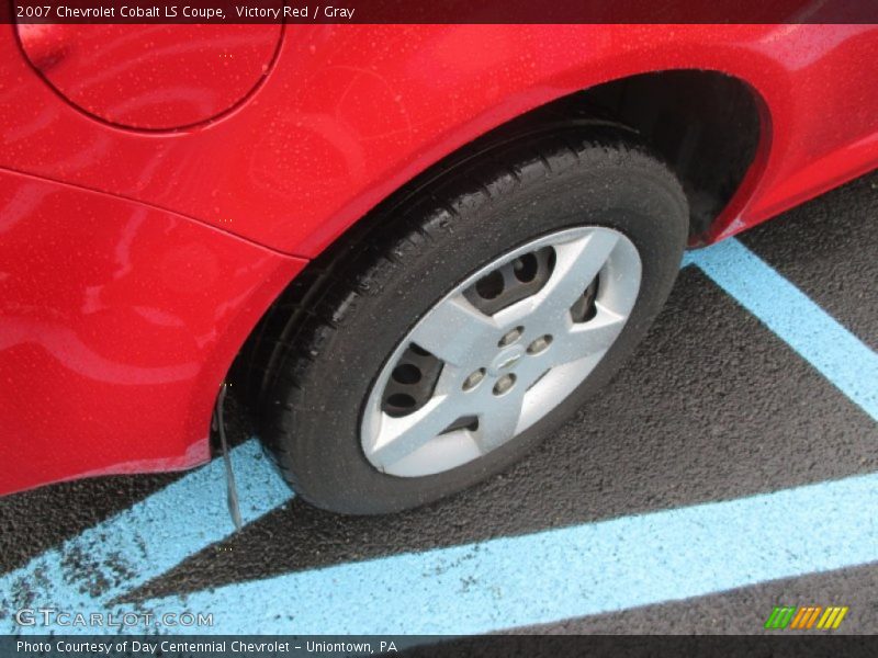 Victory Red / Gray 2007 Chevrolet Cobalt LS Coupe