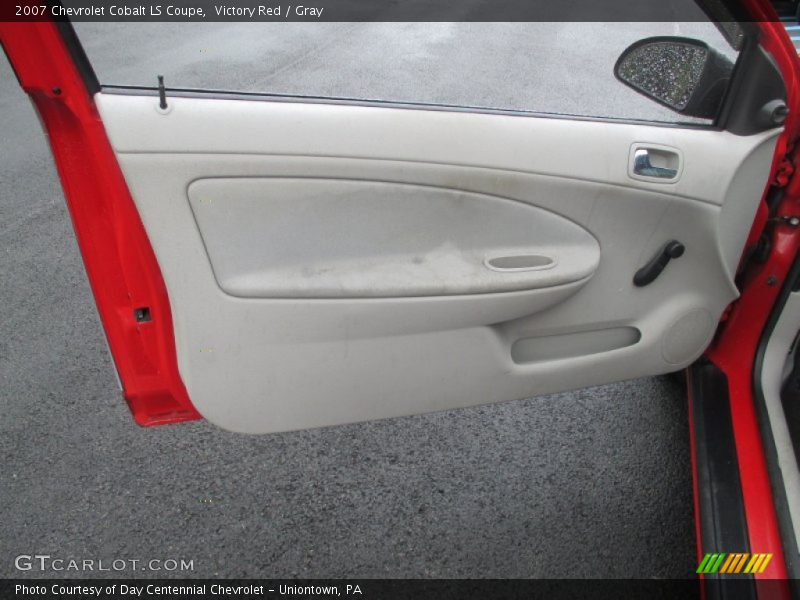 Victory Red / Gray 2007 Chevrolet Cobalt LS Coupe