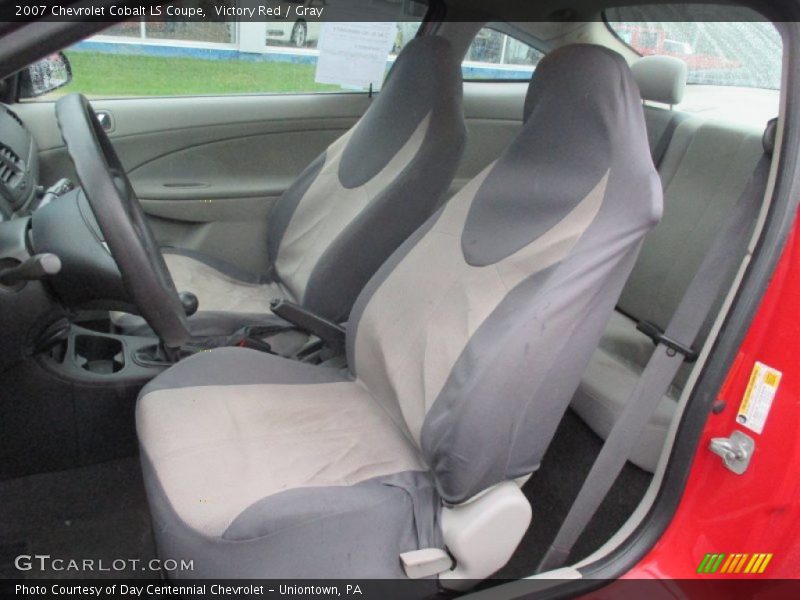 Victory Red / Gray 2007 Chevrolet Cobalt LS Coupe