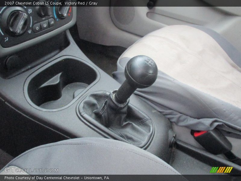 Victory Red / Gray 2007 Chevrolet Cobalt LS Coupe