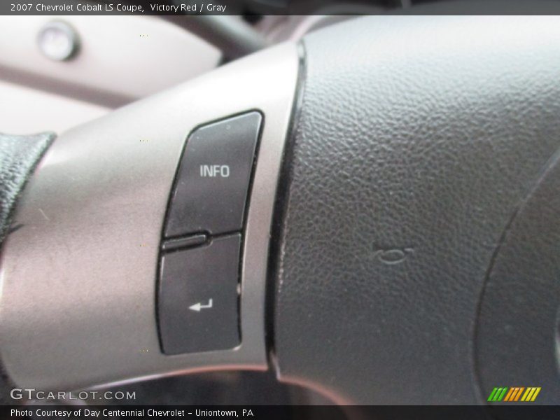 Victory Red / Gray 2007 Chevrolet Cobalt LS Coupe