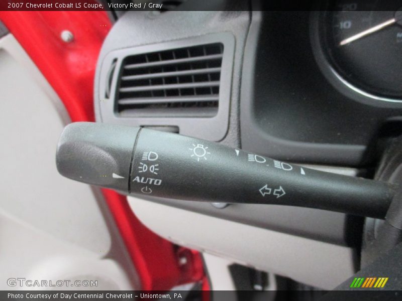 Victory Red / Gray 2007 Chevrolet Cobalt LS Coupe
