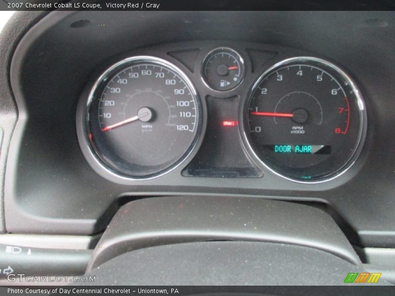 Victory Red / Gray 2007 Chevrolet Cobalt LS Coupe