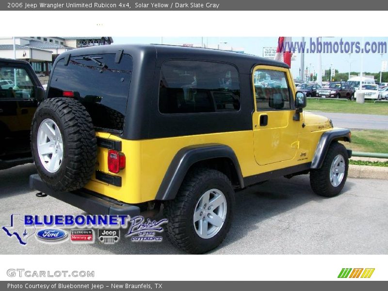 Solar Yellow / Dark Slate Gray 2006 Jeep Wrangler Unlimited Rubicon 4x4