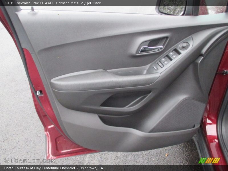 Crimson Metallic / Jet Black 2016 Chevrolet Trax LT AWD