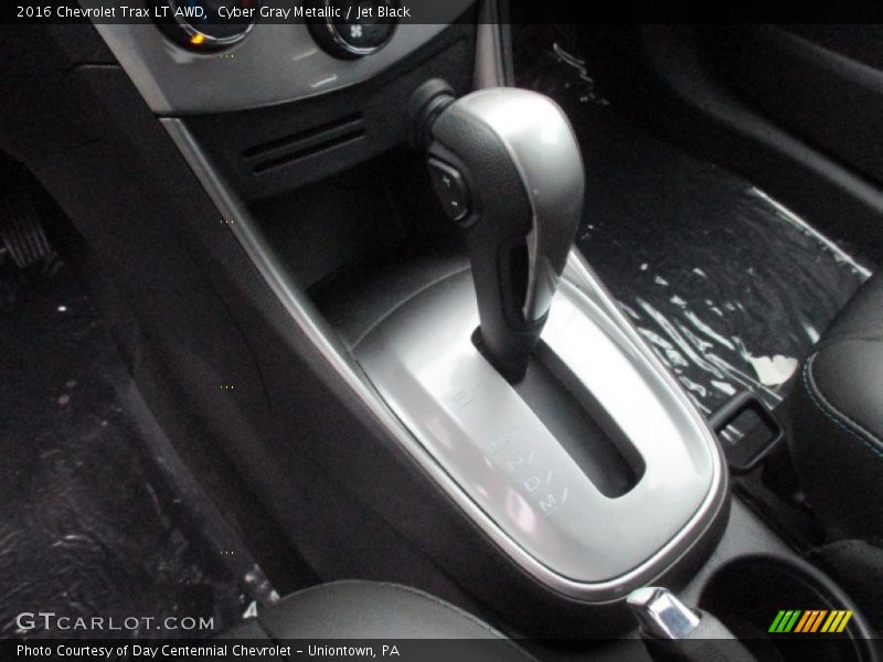 Cyber Gray Metallic / Jet Black 2016 Chevrolet Trax LT AWD
