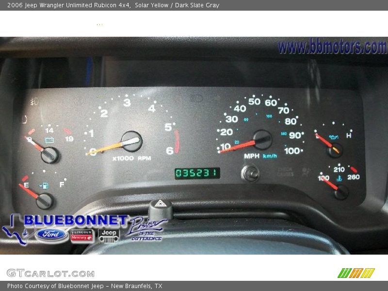Solar Yellow / Dark Slate Gray 2006 Jeep Wrangler Unlimited Rubicon 4x4