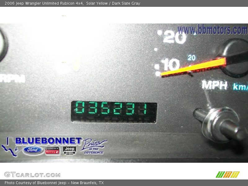 Solar Yellow / Dark Slate Gray 2006 Jeep Wrangler Unlimited Rubicon 4x4