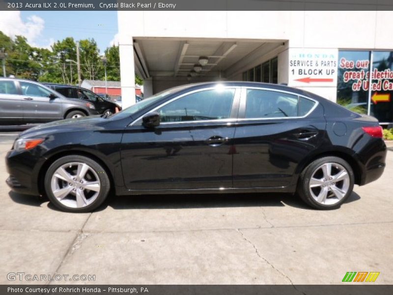 Crystal Black Pearl / Ebony 2013 Acura ILX 2.0L Premium