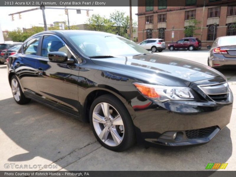 Crystal Black Pearl / Ebony 2013 Acura ILX 2.0L Premium