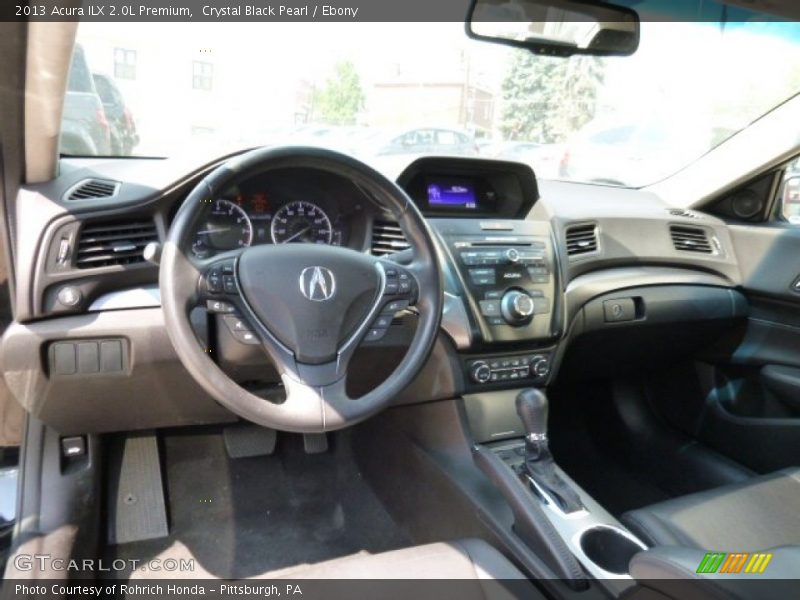 Crystal Black Pearl / Ebony 2013 Acura ILX 2.0L Premium