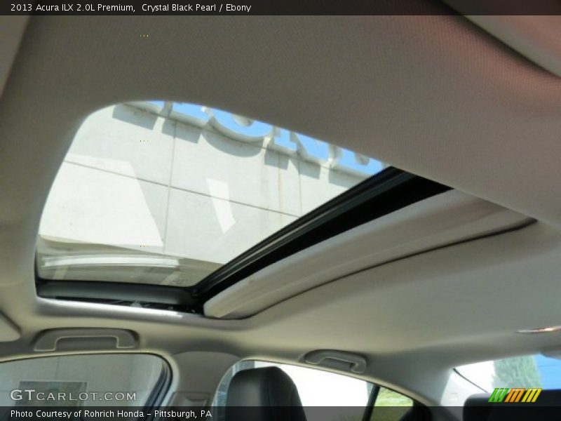 Crystal Black Pearl / Ebony 2013 Acura ILX 2.0L Premium