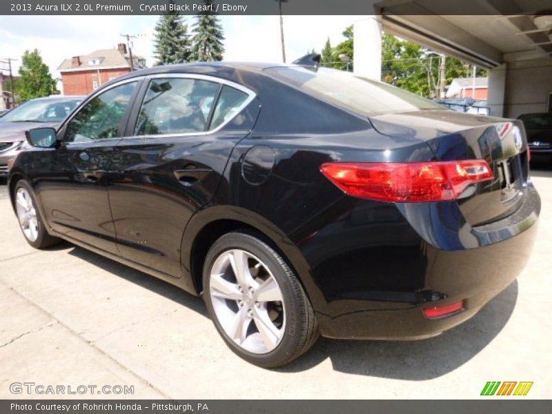 Crystal Black Pearl / Ebony 2013 Acura ILX 2.0L Premium