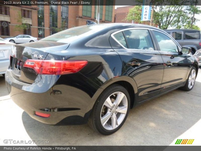 Crystal Black Pearl / Ebony 2013 Acura ILX 2.0L Premium