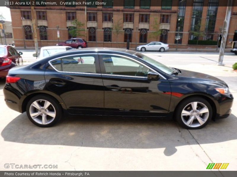 Crystal Black Pearl / Ebony 2013 Acura ILX 2.0L Premium