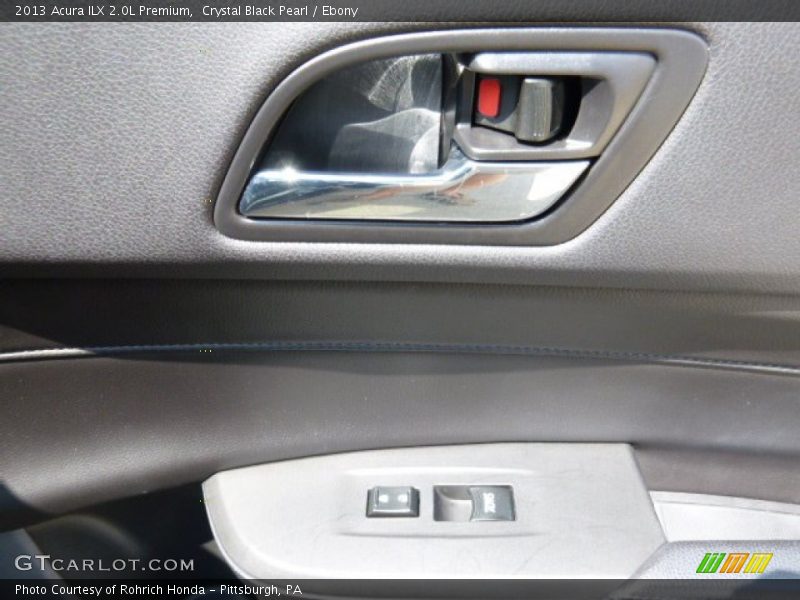 Crystal Black Pearl / Ebony 2013 Acura ILX 2.0L Premium