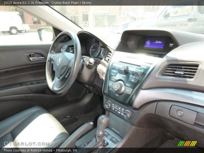 Crystal Black Pearl / Ebony 2013 Acura ILX 2.0L Premium
