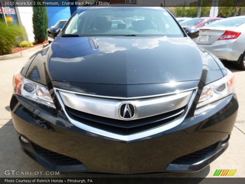 Crystal Black Pearl / Ebony 2013 Acura ILX 2.0L Premium