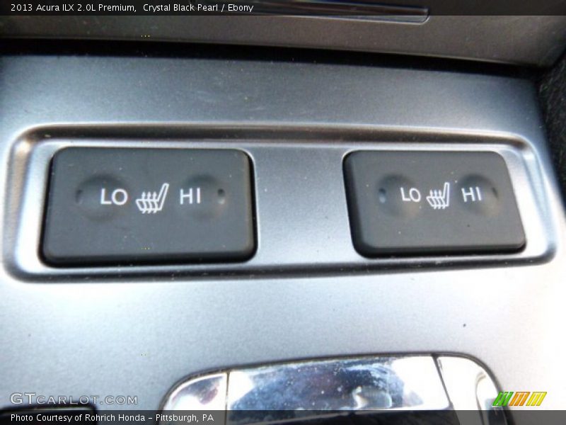 Crystal Black Pearl / Ebony 2013 Acura ILX 2.0L Premium