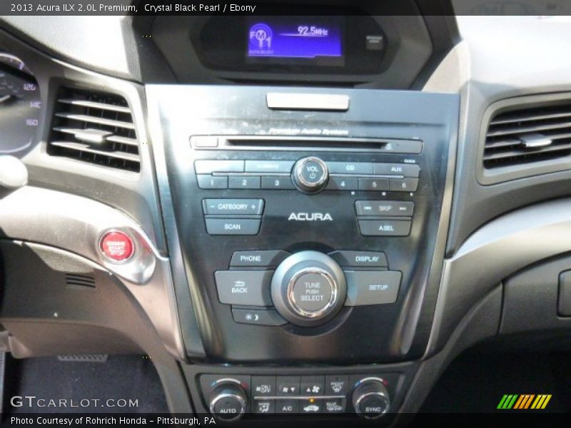 Crystal Black Pearl / Ebony 2013 Acura ILX 2.0L Premium