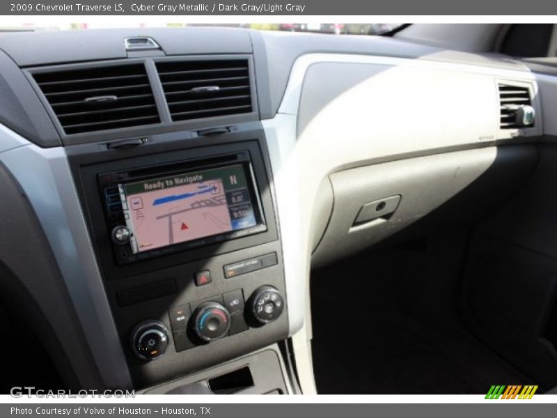 Cyber Gray Metallic / Dark Gray/Light Gray 2009 Chevrolet Traverse LS