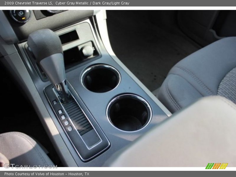 Cyber Gray Metallic / Dark Gray/Light Gray 2009 Chevrolet Traverse LS