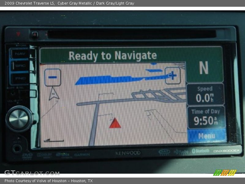 Cyber Gray Metallic / Dark Gray/Light Gray 2009 Chevrolet Traverse LS