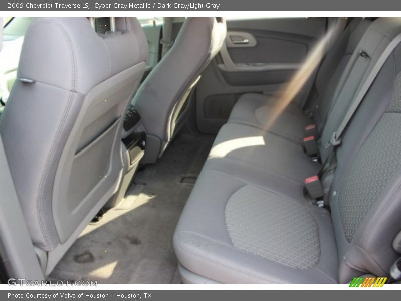 Cyber Gray Metallic / Dark Gray/Light Gray 2009 Chevrolet Traverse LS
