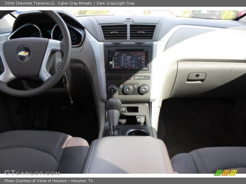 Cyber Gray Metallic / Dark Gray/Light Gray 2009 Chevrolet Traverse LS