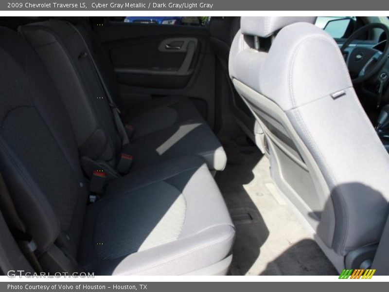 Cyber Gray Metallic / Dark Gray/Light Gray 2009 Chevrolet Traverse LS