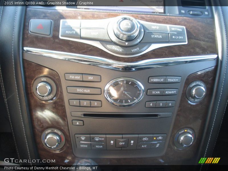 Controls of 2015 QX80 AWD