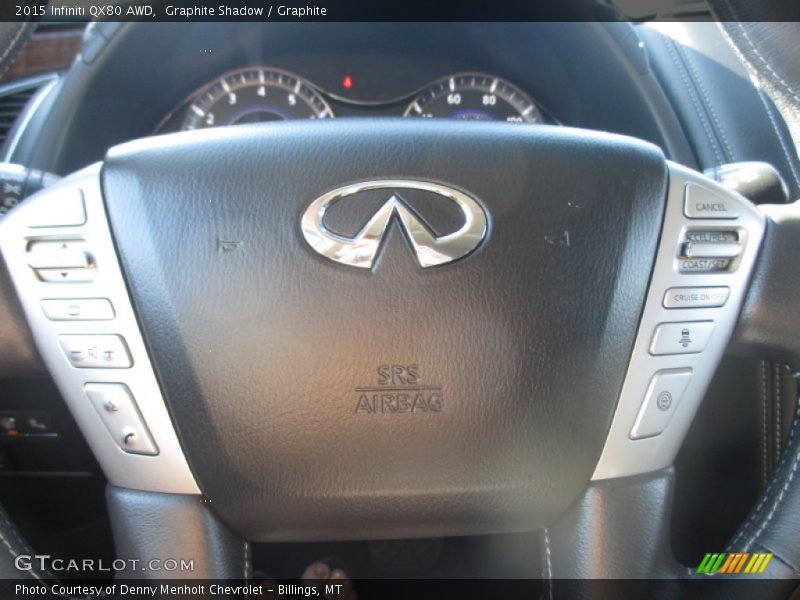 Controls of 2015 QX80 AWD