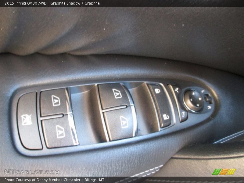 Controls of 2015 QX80 AWD