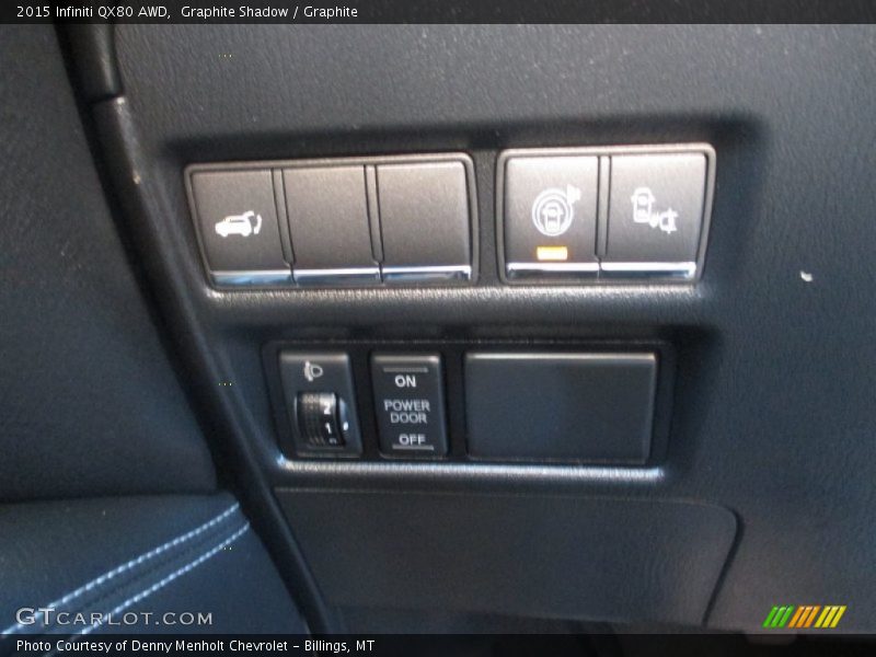 Controls of 2015 QX80 AWD