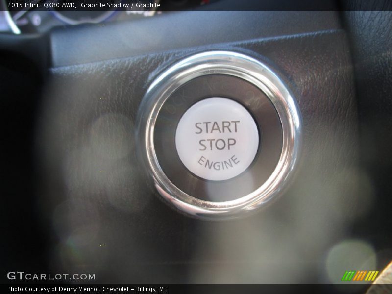 Controls of 2015 QX80 AWD