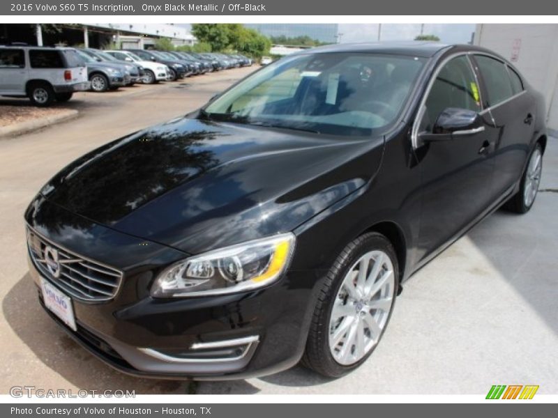 Onyx Black Metallic / Off-Black 2016 Volvo S60 T5 Inscription
