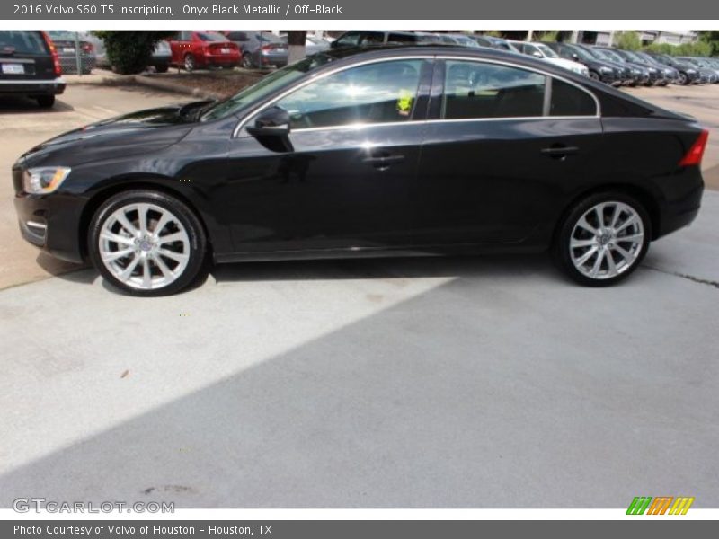 Onyx Black Metallic / Off-Black 2016 Volvo S60 T5 Inscription